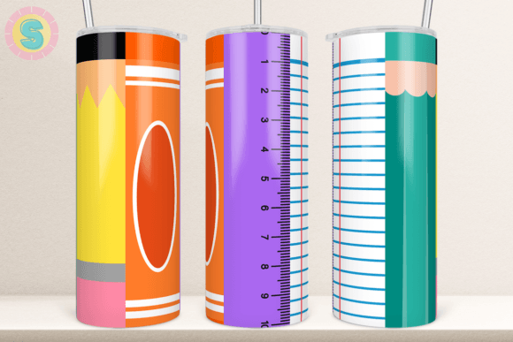 20Oz School Tumbler Sublimation Design: Graphics for Crafts