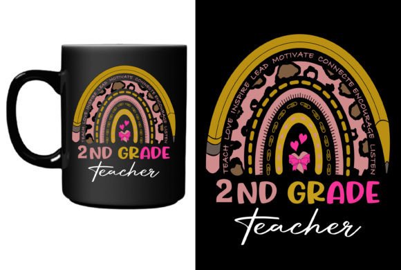 2nd Grade Teacher Embroidery Design