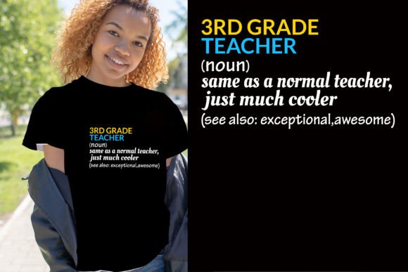 3rd Grade Teacher T-Shirt Design Graphics