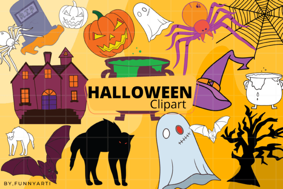 Halloween Clipart: Graphics for Teaching Materials