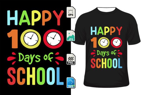 Happy 100 Days of School Graphics