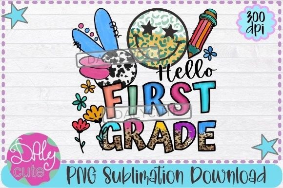 Hello School PNG, First Grade Graphics