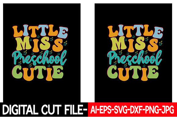 Little Miss Preschool Cutie Retro
