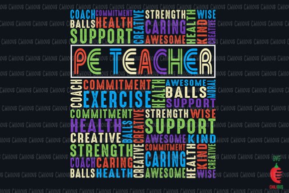 PE Physical Education Teacher P.E. Graphics and Crafts