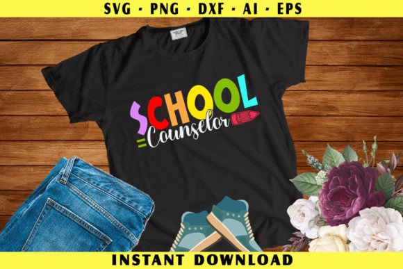 Personalized School Counselor Graphics and Crafts