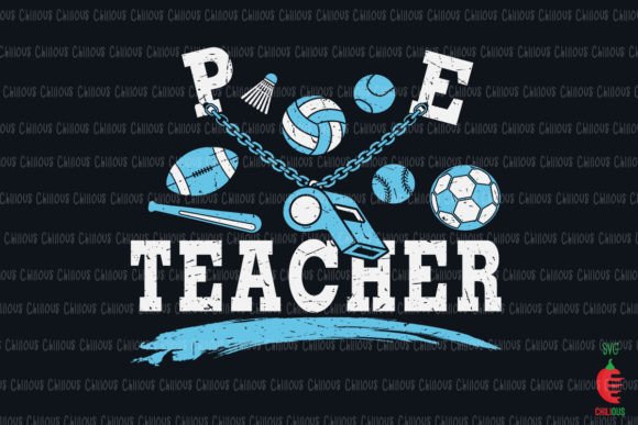 Physical Education Teacher - PE Teacher Graphics and Crafts
