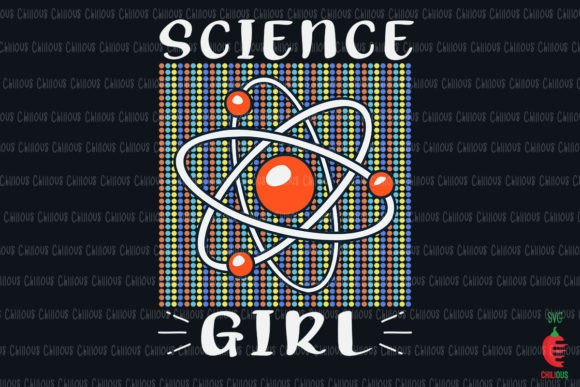 Science Girl Physics Teacher Student Graphics and Crafts